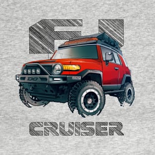 FJ Cruiser (XJ10) – Radiant Red T-Shirt